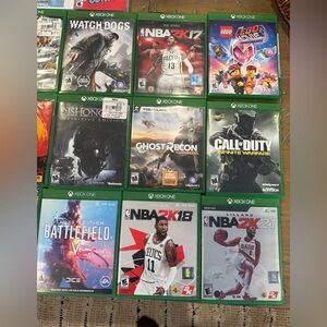 21 Xbox One Video Games bulk